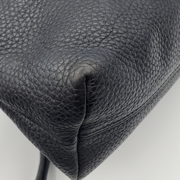 🎀 SOLD 🎀 Burberry London Grainy Calfskin Small Leah Black - Picture 6 of 17